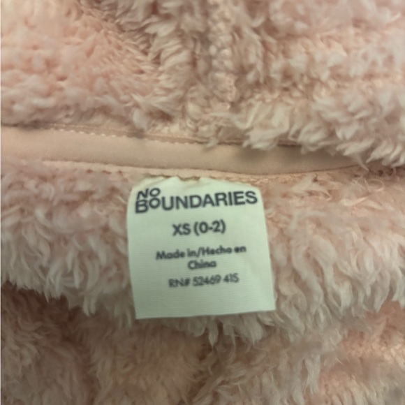 No Boundaries Soft Pink Fleece Jacket - Picture 1 of 4